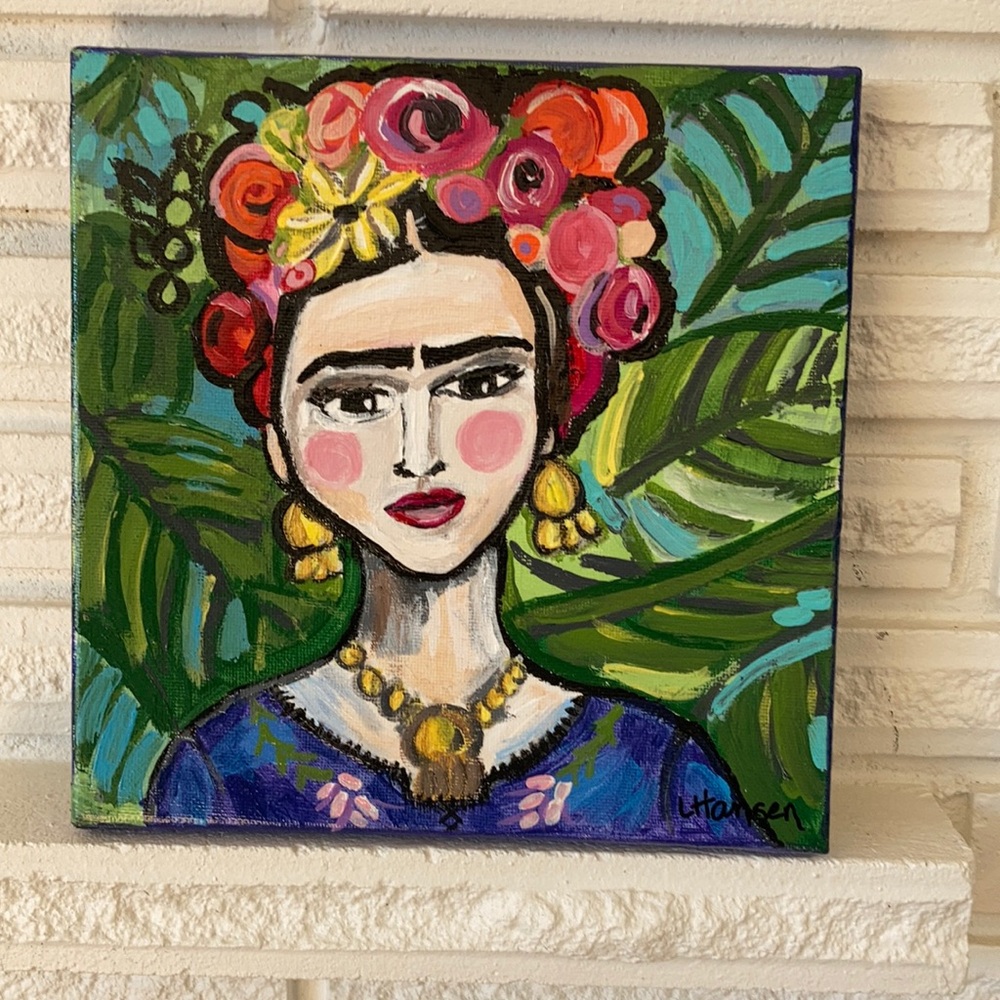 Flora & Frida Acrylic Painting by Laura Hansen PRICE FIRM